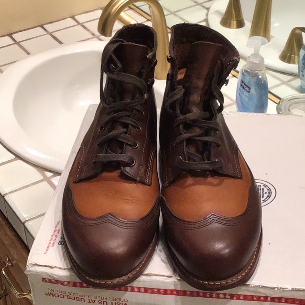 Wolverines Addison Two Tone leather boots 10/D
